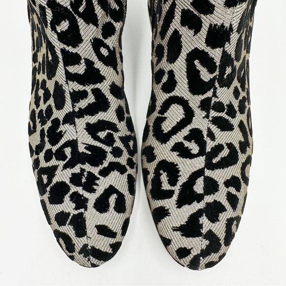 DOLCE & GABBANA leopard fabric ankle boots - Picture 4 of 13